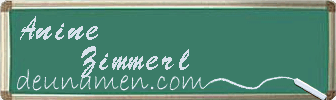 Anine Zimmerl Visitenkarte